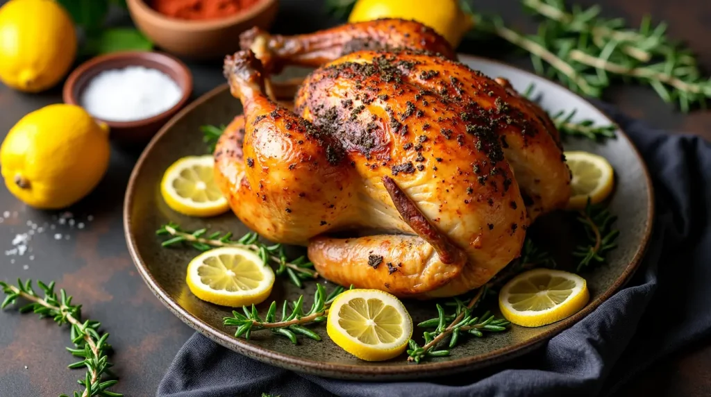 Garlic Herb Roasted Chicken