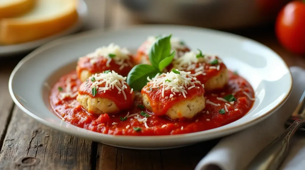 Chicken Parmesan Meatballs